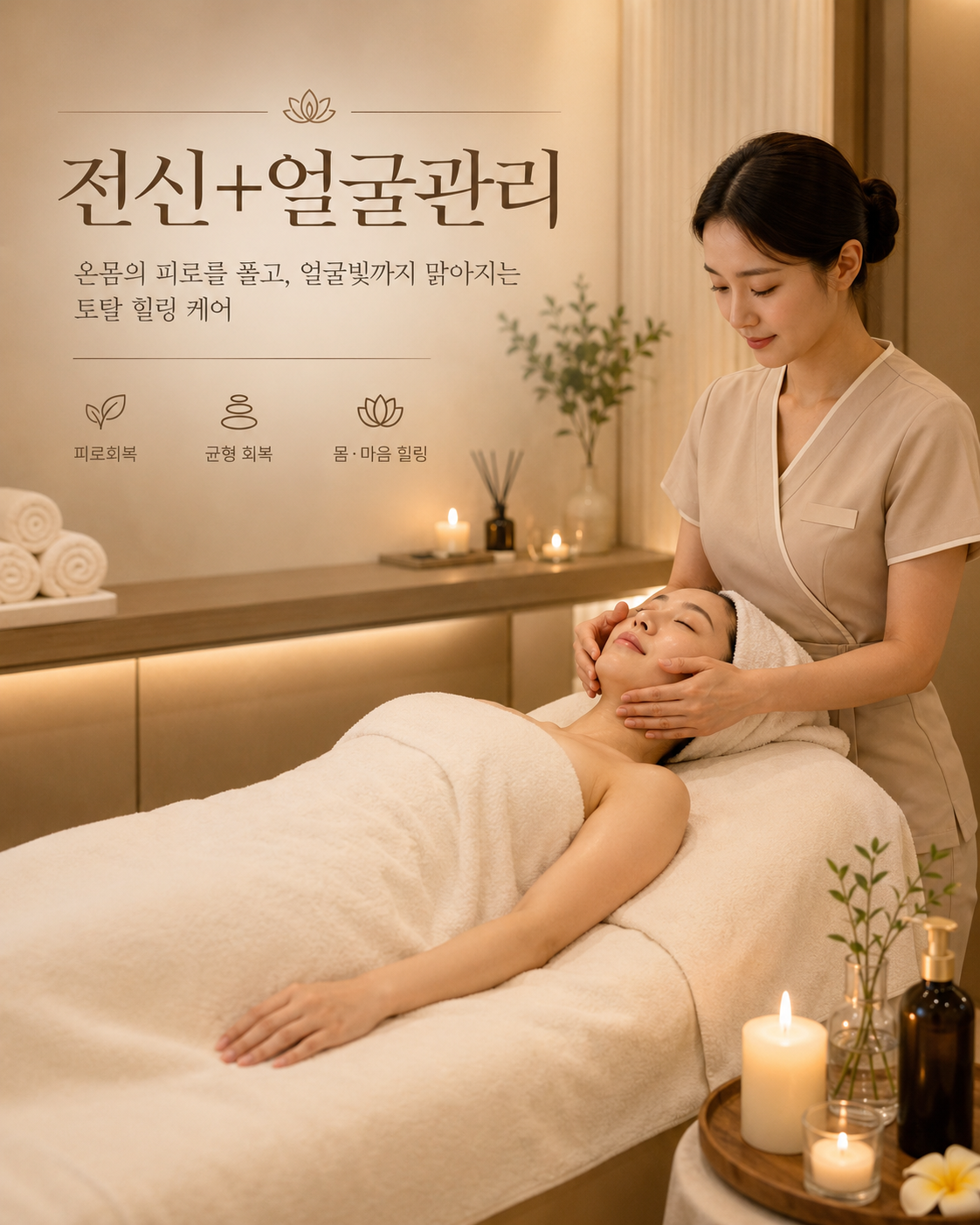 Healing spa room